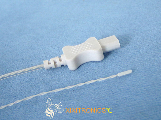 Tampão do vinil, ligações do twisted pair, conector moldado do estilo de Molex, sensor de temperatura 2.252K médico de uso geral descartável