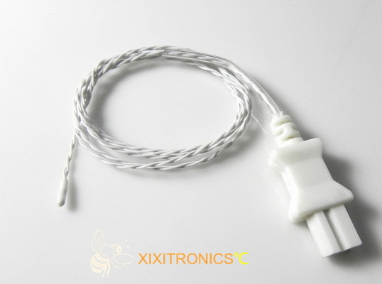 As ligações do twisted pair do tampão do vinil moldaram o sensor de temperatura médico de uso geral descartável 2.252K do conector 400 séries