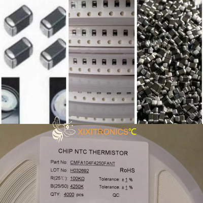 Termistor de SMD 0603 100K 4250 Chip Style NTC para a detecção da temperatura