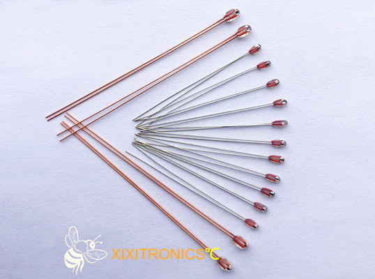 Série revestida de vidro radial de Chip Thermistors MF57 com tamanho principal 1.6mm &amp; 2.3mm
