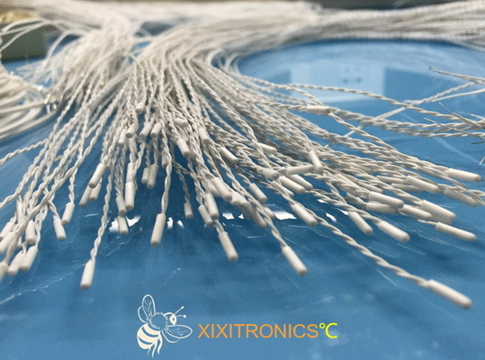 Tampão do vinil, ligações do twisted pair, conector moldado do estilo de Molex, sensor de temperatura 2.252K médico de uso geral descartável