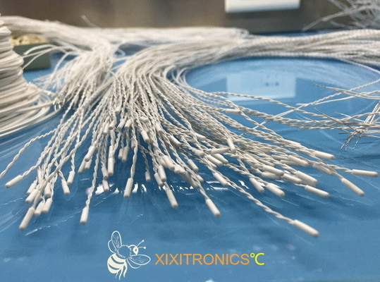 Tampão do vinil, ligações do twisted pair, conector moldado do estilo de Molex, sensor de temperatura 2.252K médico de uso geral descartável