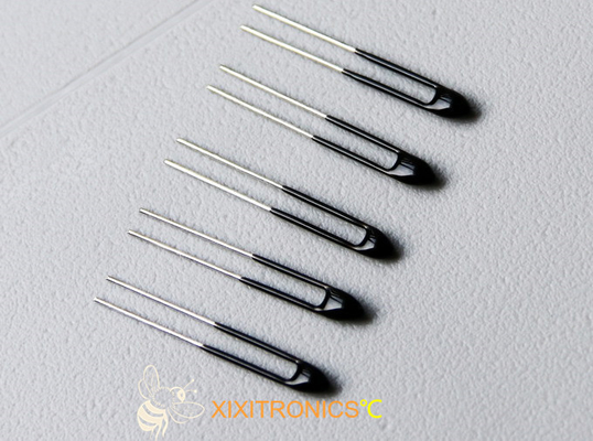 10K, 50K, 100K, 200K, 1M, termistor revestido cola Epoxy de 2M Extended Upper Leads NTC