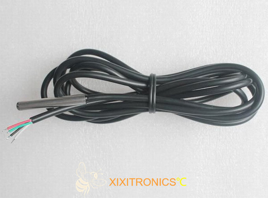 4 Sensores de temperatura RTD PT100 de fio de platina