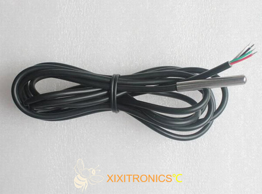 4 Sensores de temperatura RTD PT100 de fio de platina