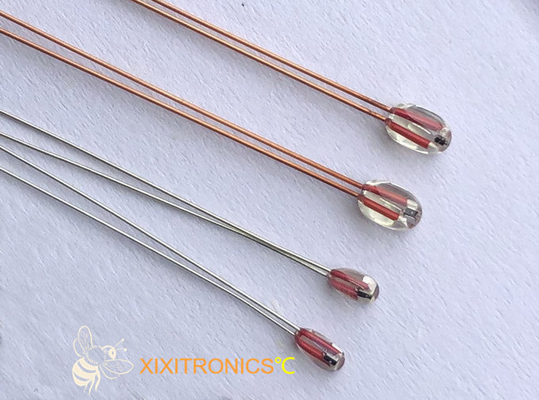 Radial Glass Sealing NTC Thermistor Série MF57