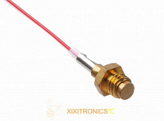 A precisão NTC de RoHS rosqueou o sensor de temperatura PT100 para a placa de aquecimento industrial do controle