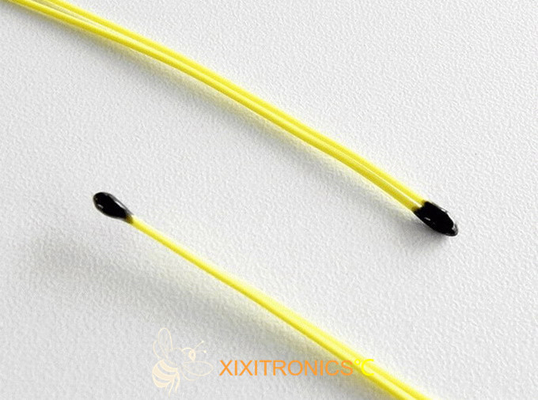 Da cola Epoxy automotivo do fio de Telfon do sensor de temperatura do aquecimento do volante do banco de carro série revestida dos termistores MF5A-5